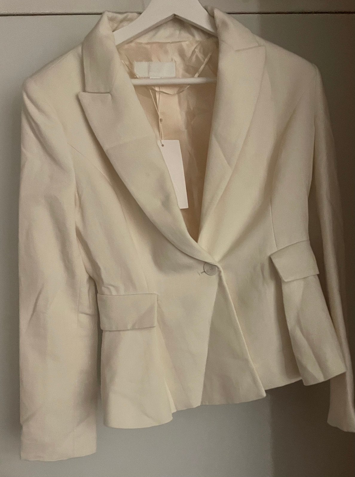Zara blazer, Maat 38/40 (M), Beige, Nieuw, Ophalen of Verzenden