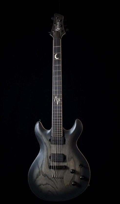 Mozer Chariot Custom - Grey Burst met custom koffer!, Ophalen of Verzenden, Zo goed als nieuw, Solid body, Overige merken