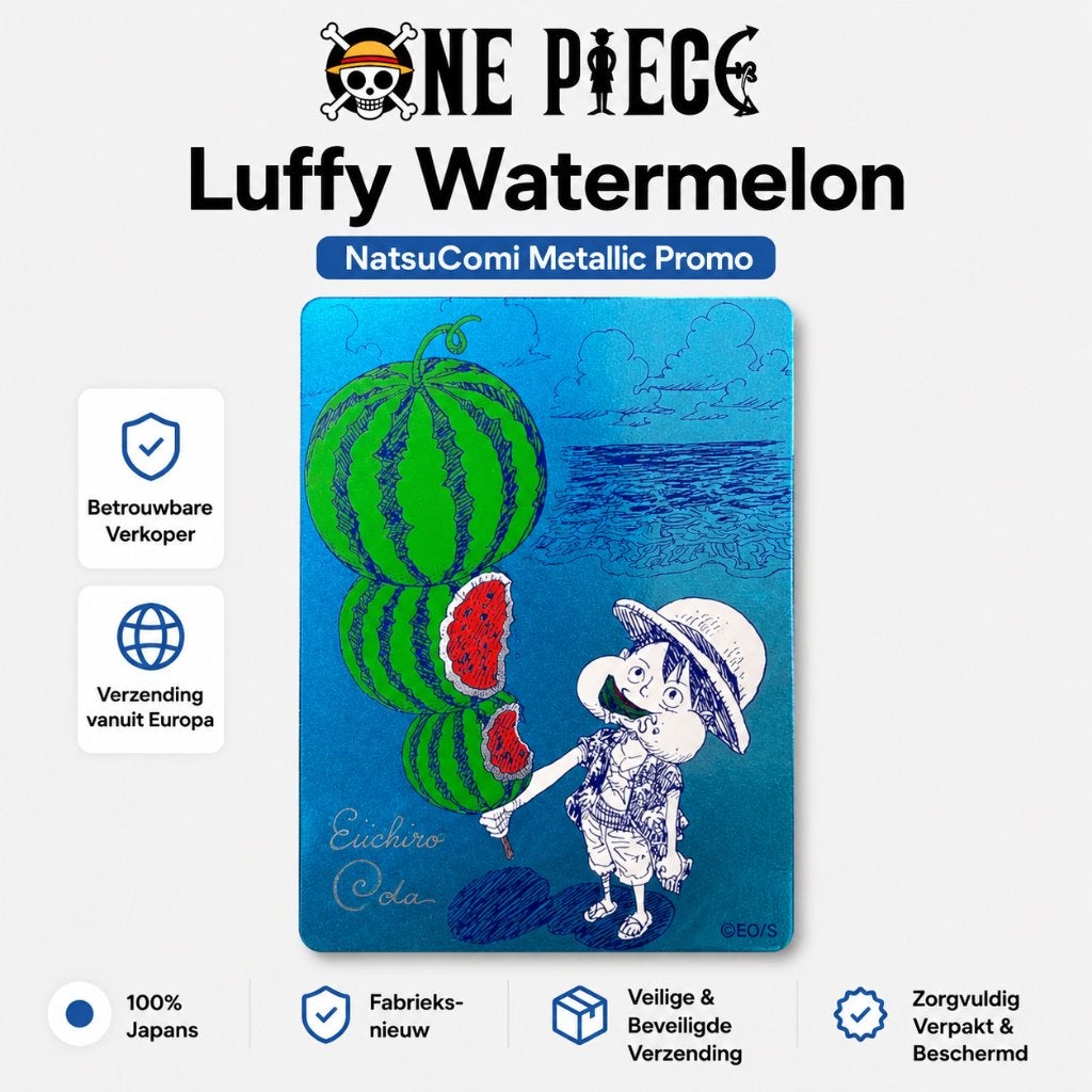One Piece Promo Card - Watermelon Luffy Natsucomi 2026, Verzenden, Nieuw, Losse kaart
