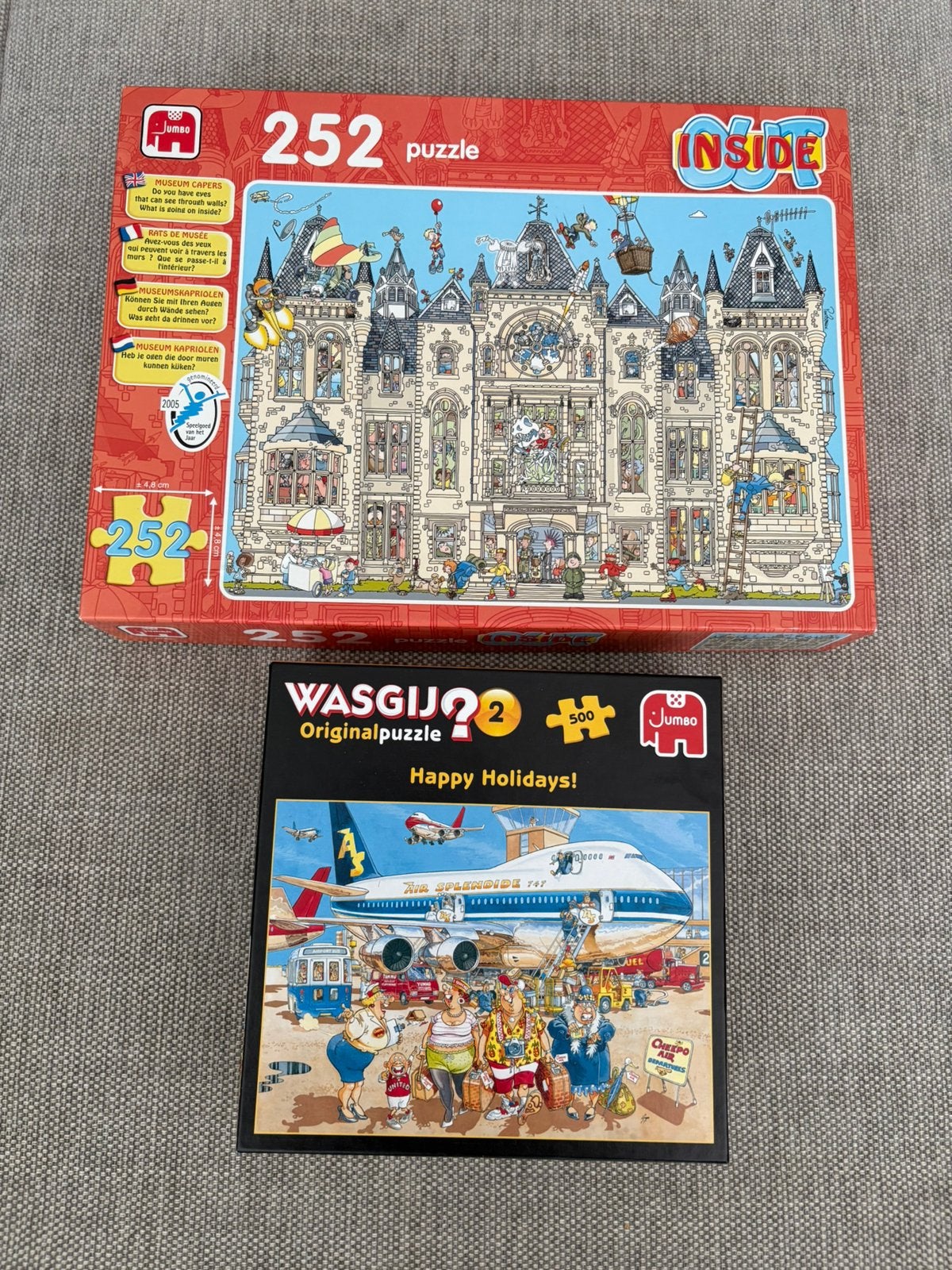 Wasgij en Inside-out puzzel, Ophalen, Minder dan 500 stukjes, Zo goed als nieuw, Legpuzzel