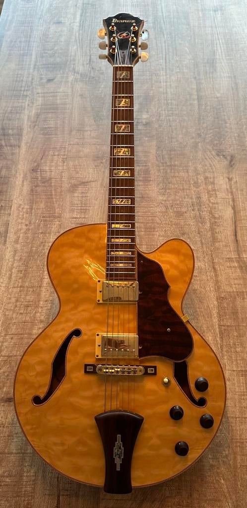 Ibanez artcore af125 nt 12 01 semi akoestisch jazz, Ophalen, Zo goed als nieuw, Hollow body, Ibanez