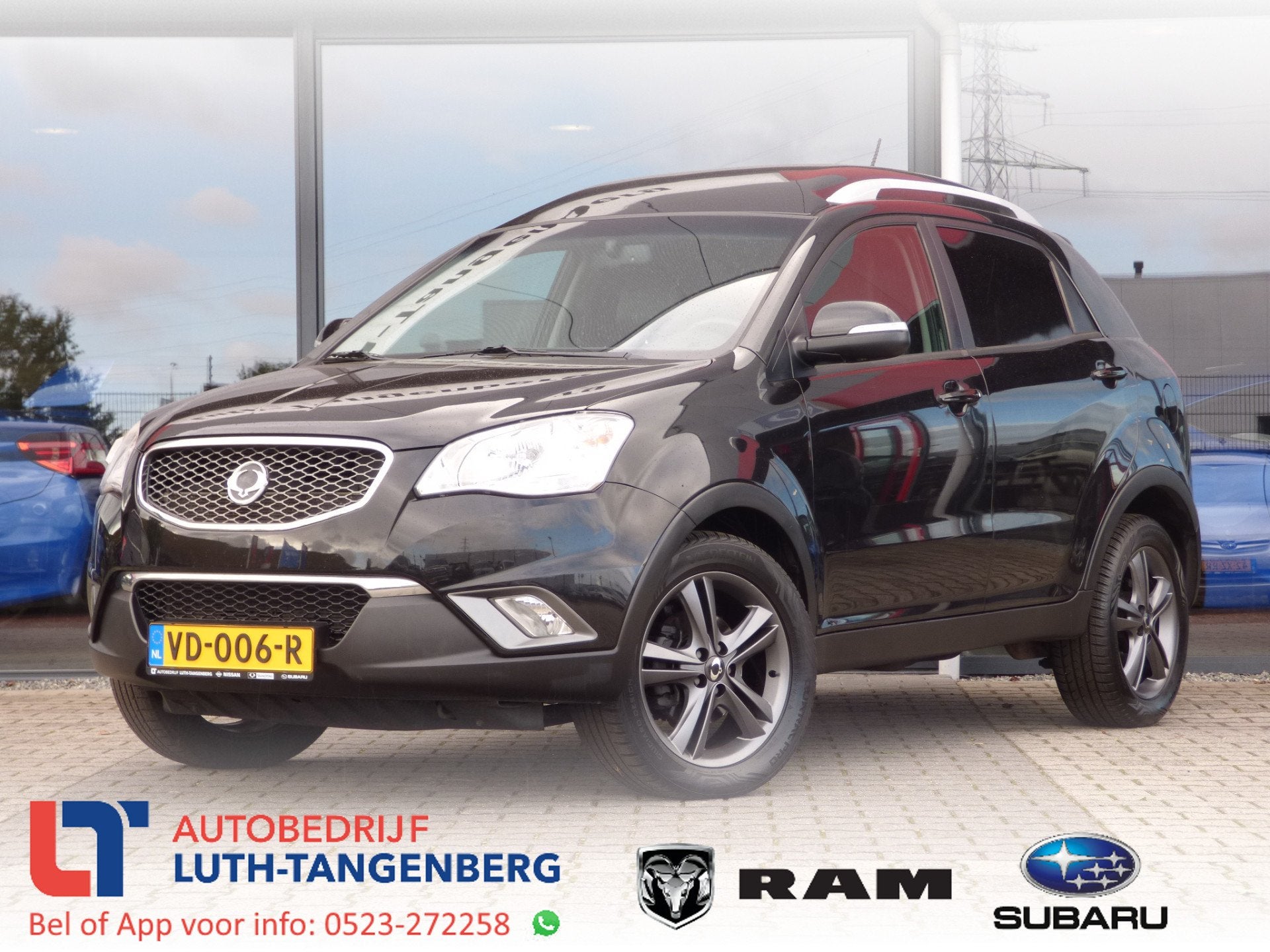 SsangYong Korando 2.0 XDI AUT/4WD Sapphire HR Van | 1e Eig/, Auto's, Gebruikt, 4 cilinders, 2000 kg, Zwart