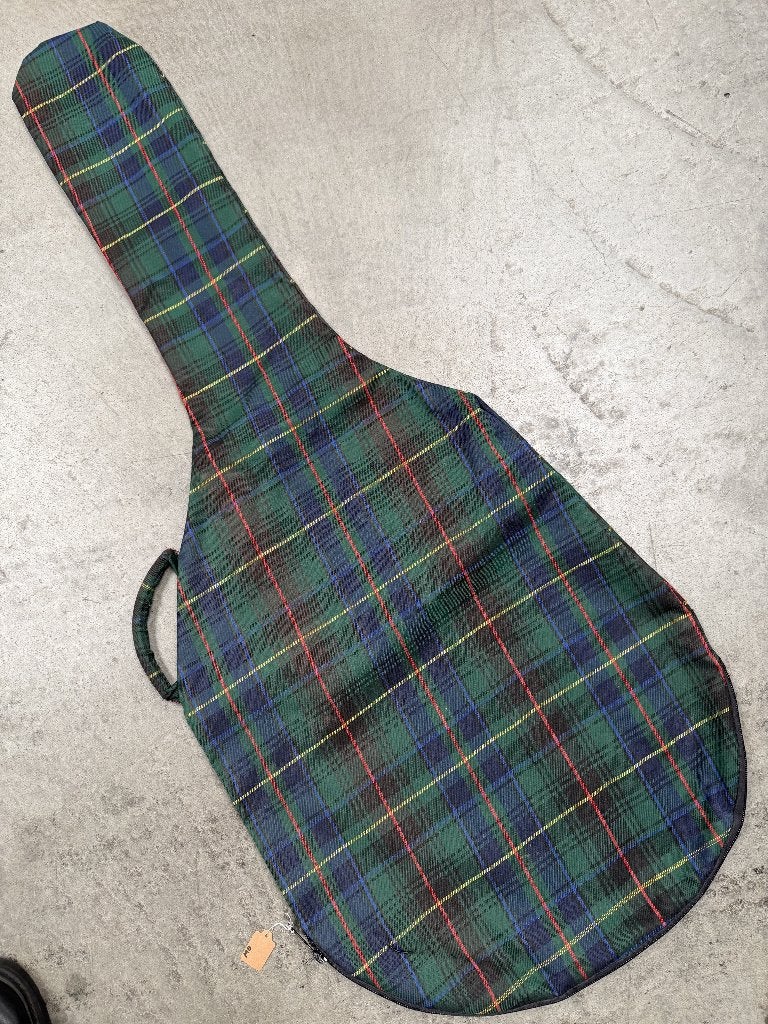 Vintage gitaarhoes tartan, Ophalen of Verzenden, Gebruikt, Akoestische gitaar