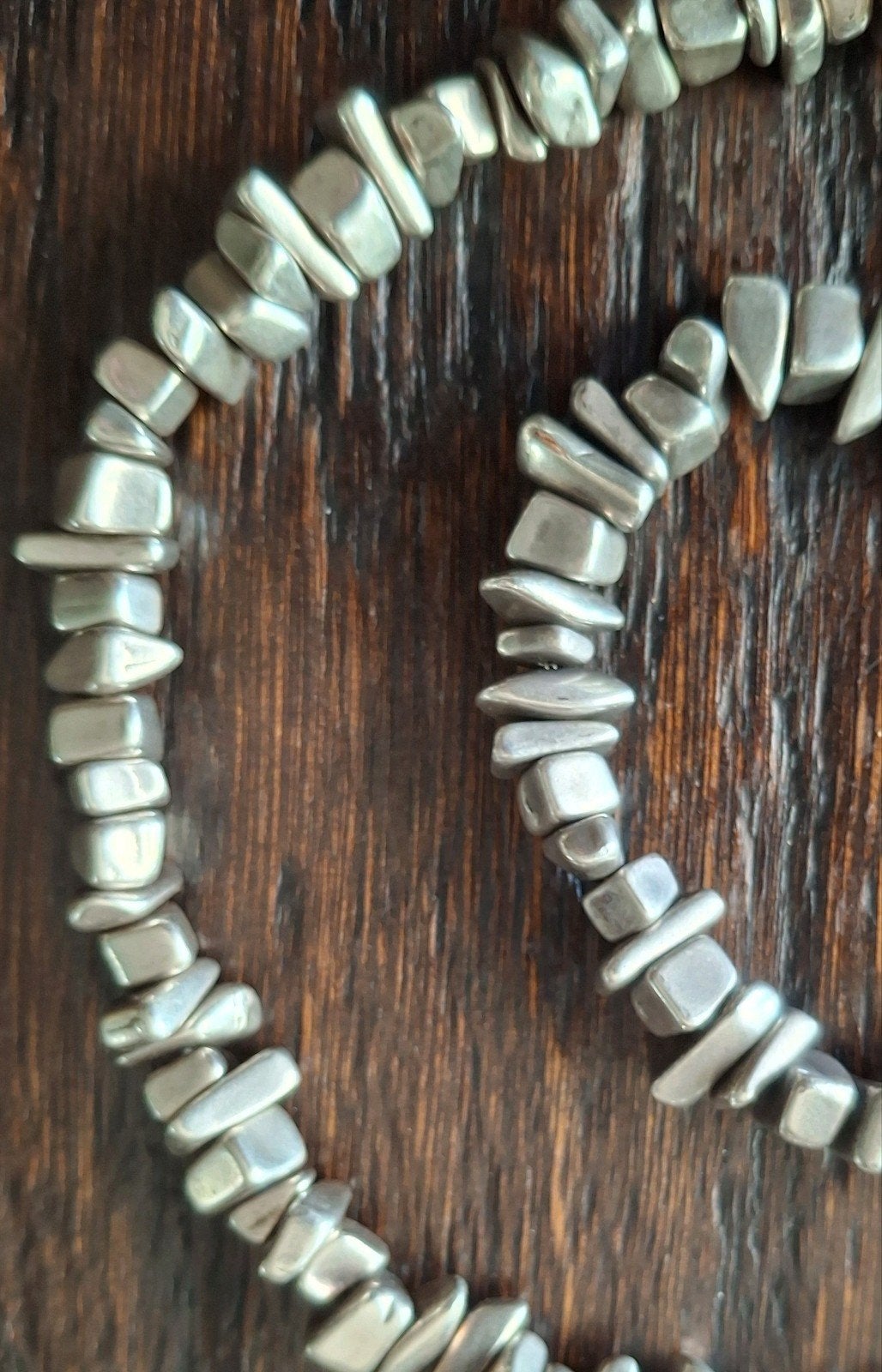 Set Metal Pointus Paris ketting en armband, Overige materialen, Ophalen of Verzenden, Zilver, Verstelbaar