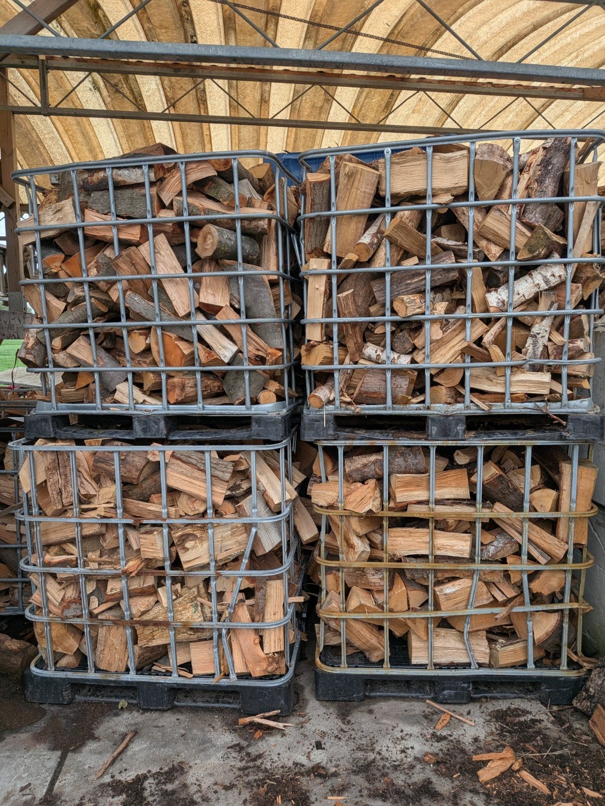 EIKEN BEUKEN ESSEN MIX DROOG ROND 15% 3,6 KUUB VOOR €450, Huis en Inrichting, Ophalen, Hout, Houtkachel