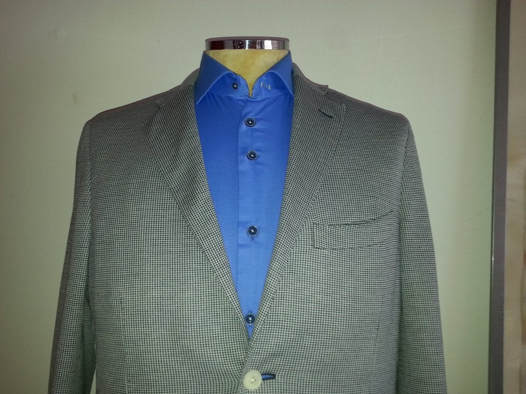 Corneliani colbert met blauw grijze kleur maat 50, Corneliani, Nieuw, Verzenden, Maat 48/50 (M)