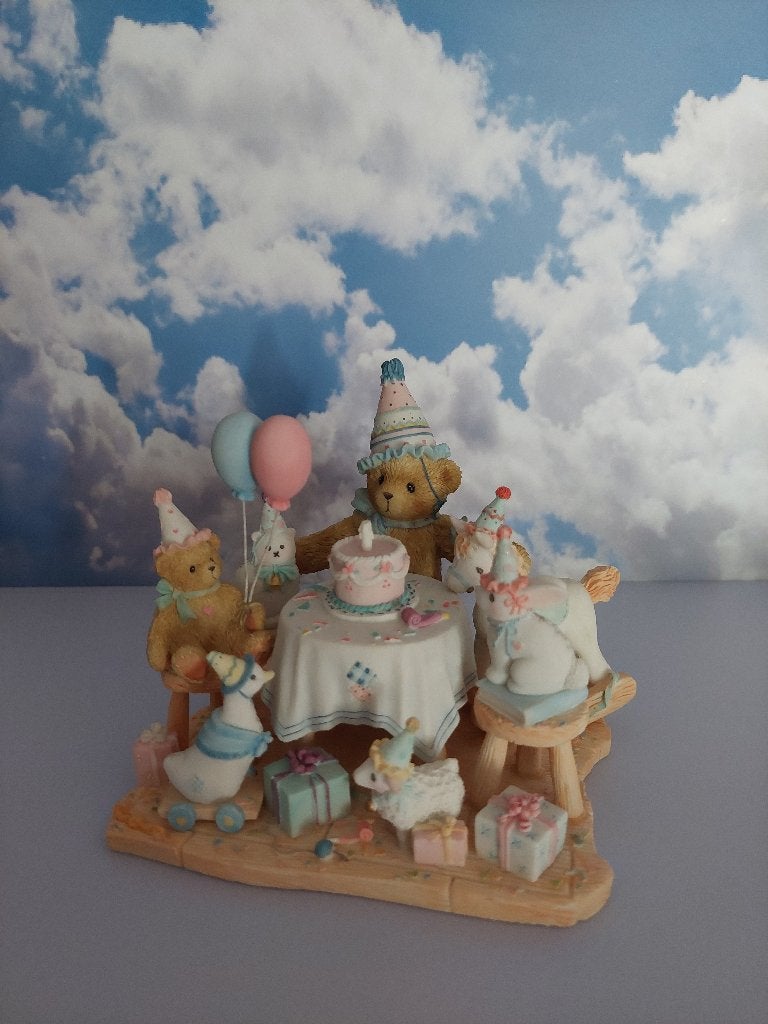 O.1. Aggie (Cherished Teddies), Ophalen of Verzenden, Zo goed als nieuw, Beeldje, Cherished Teddies