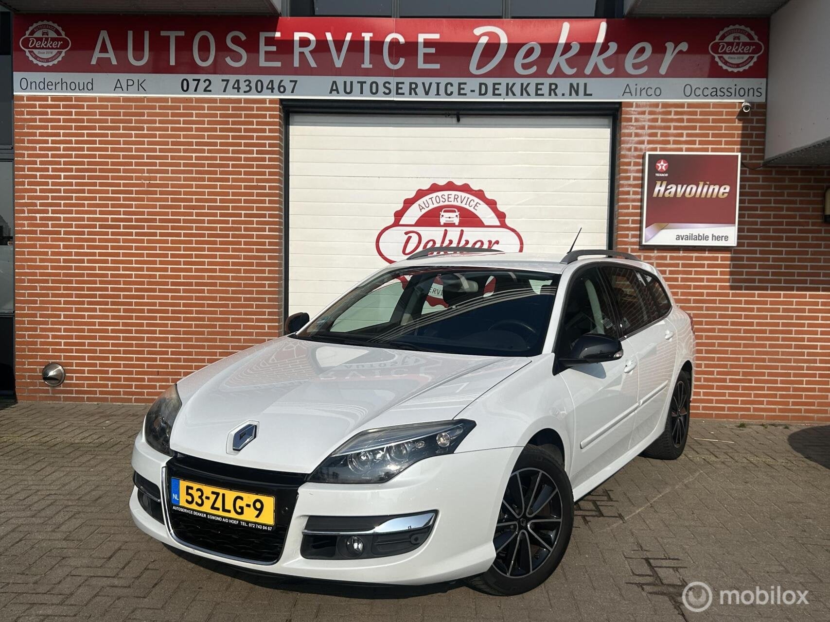 Renault Laguna Estate 2.0 Collection, Gebruikt, 4 cilinders, Wit, Origineel Nederlands