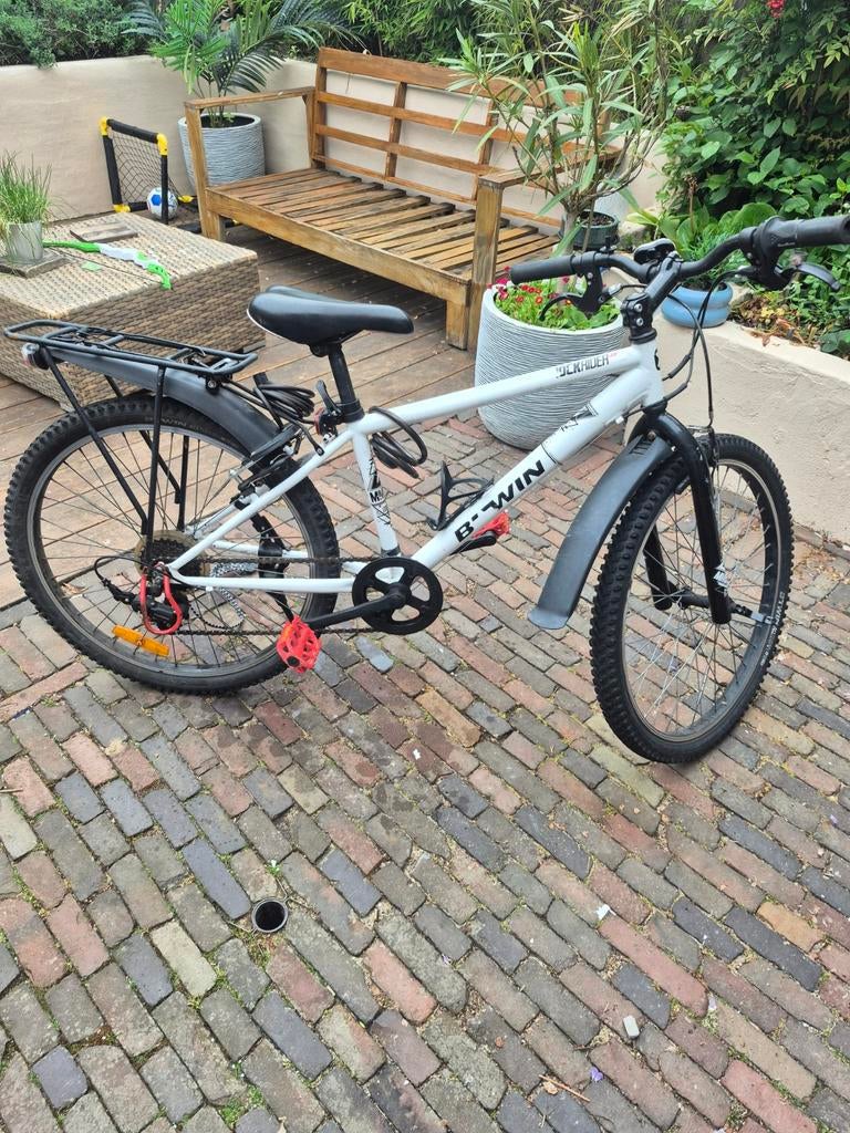 B'Twin Rockrider 300 Kinderfiets 24 inch, Ophalen of Verzenden, Gebruikt, 20 inch of meer
