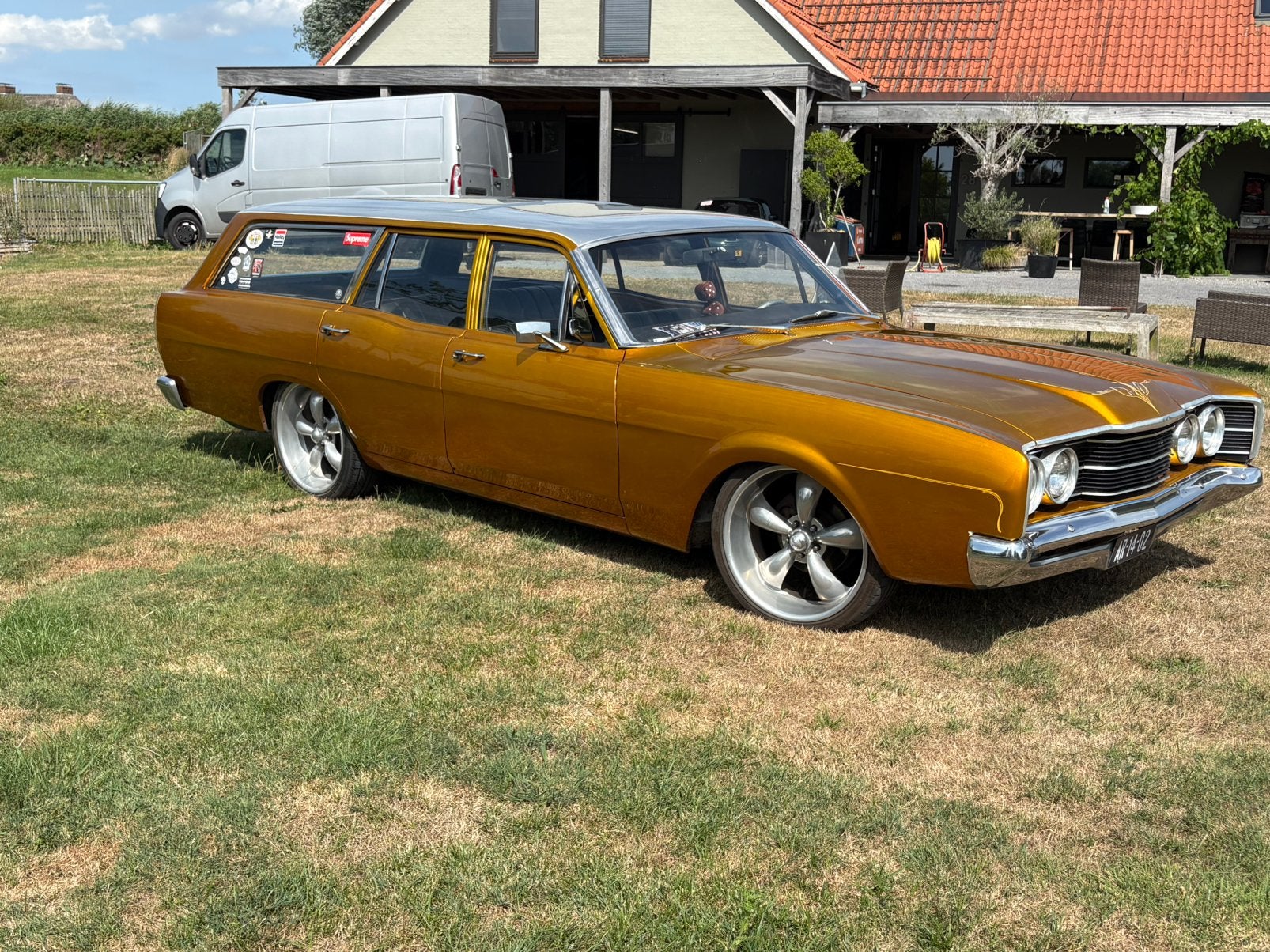Mercury Montego station, Auto's, Automaat, Achterwielaandrijving, Geel, 6 stoelen