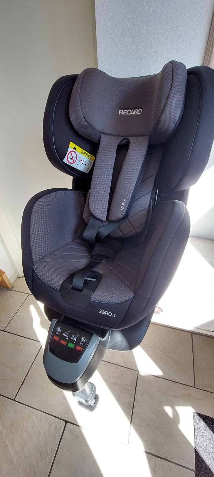 Recaro Zero.1 autostoel met isofix bevestiging, Gebruikt, 0 t/m 18 kg, Isofix, Ophalen