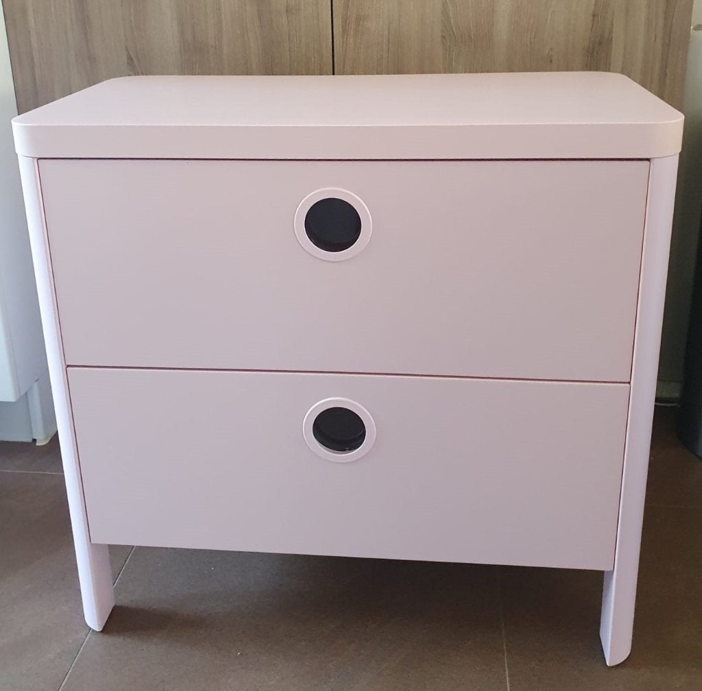 ikea busunge ladekast roze, Ophalen, Gebruikt, 65 cm of meer, 70 cm of meer