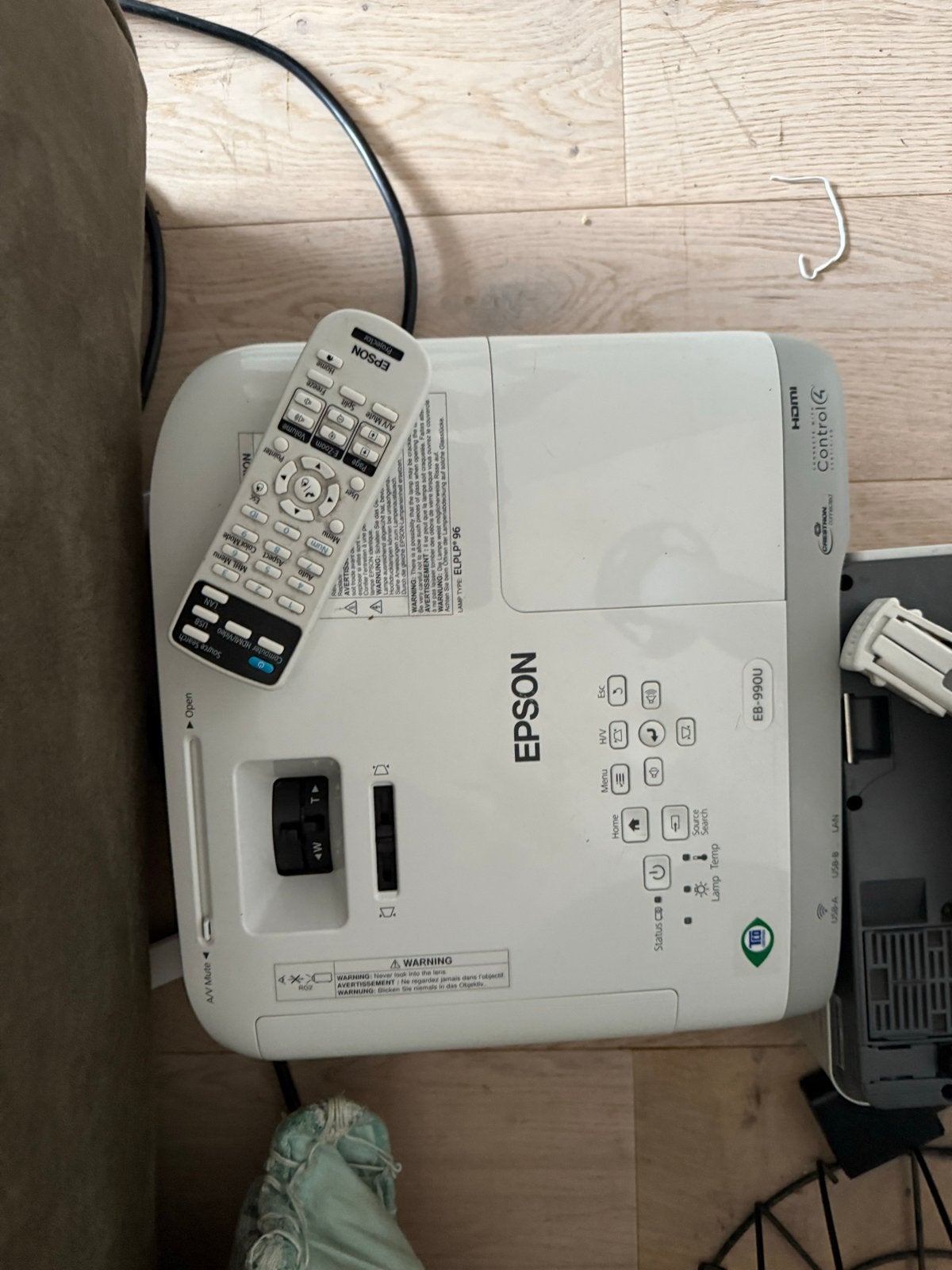 Complete Professionele Beamerset: Epson Full HD Beamer + Sch, Ophalen, Gebruikt, Epson, LCD