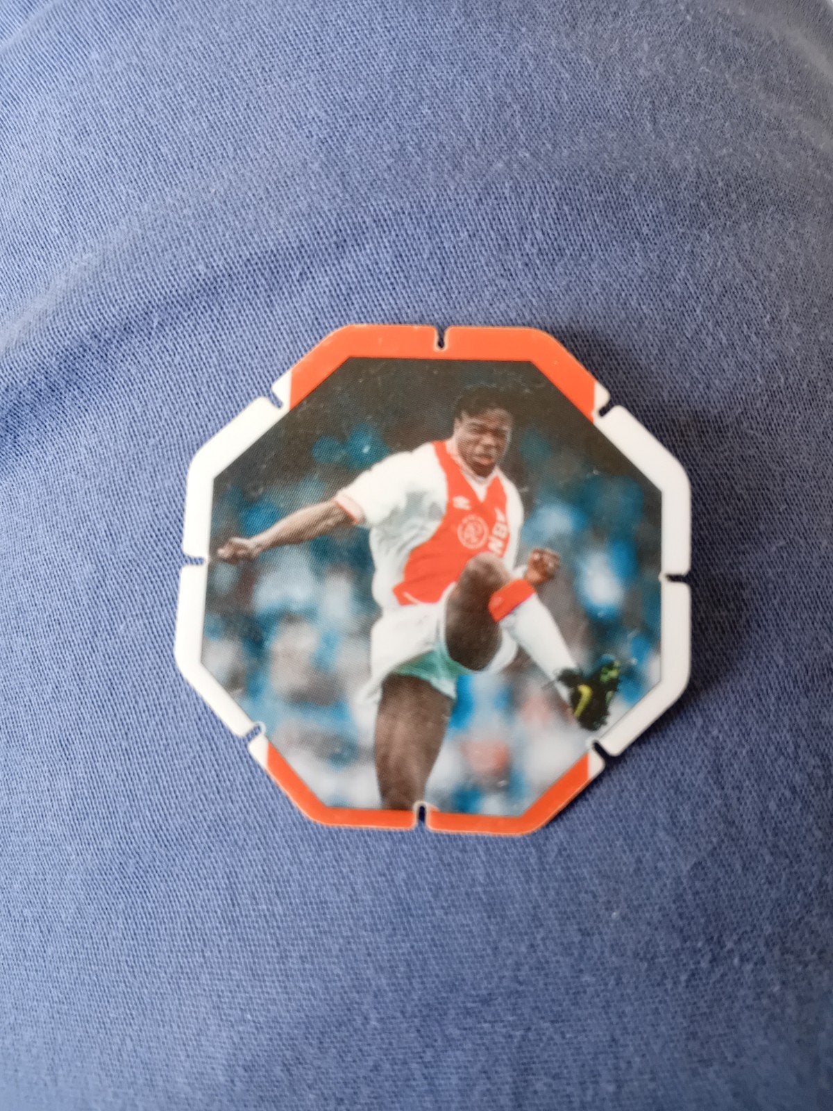 Topshots Edgar Davids Ajax Croky Nibbit, Ophalen of Verzenden, Gebruikt, Ajax, Spelerskaart