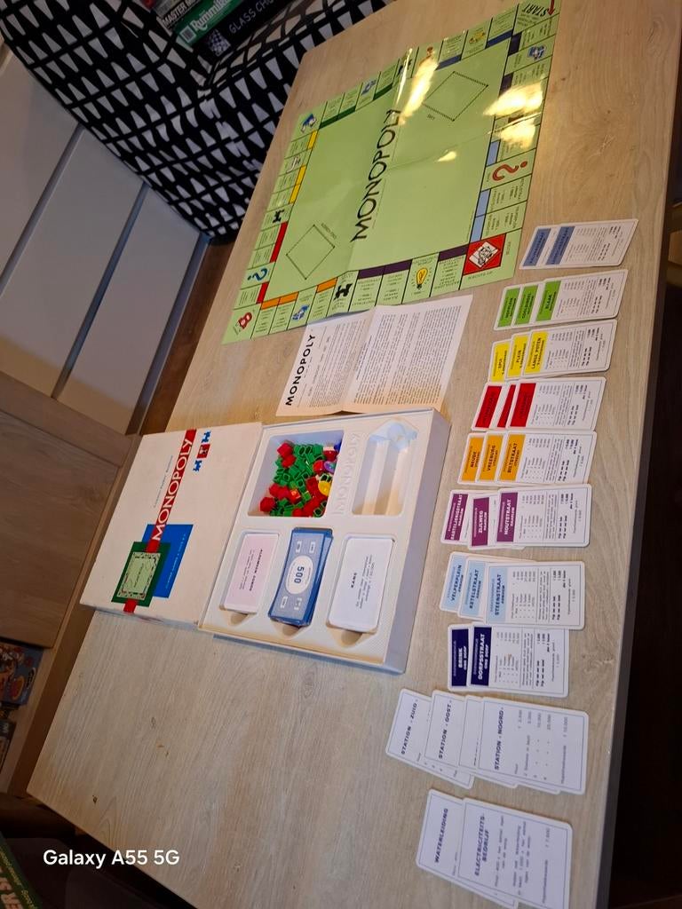 Vintage Monopoly Bordspel - Clipper Games & Toys B.V., Onbekend, zie verpakking voor details, Gebruikt, Parker Brothers, Vijf spelers of meer