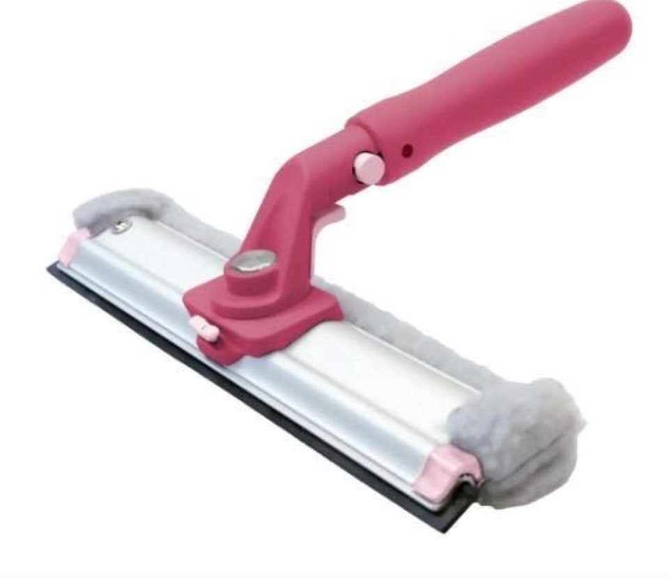 ERA Draaibare Raamreiniger - Roze - Streeploos Schoon!, Huis en Inrichting, Schoonmaakartikelen, Ophalen of Verzenden, Raamwisser of Trekker