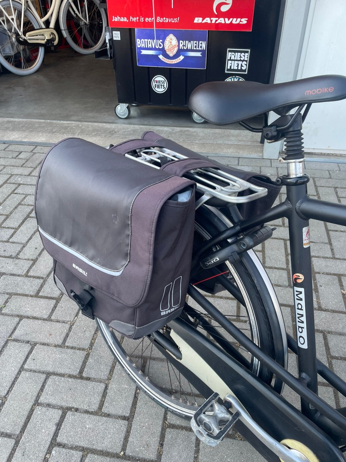 nette Basil fietstassen - Gazelle opdruk Basil fietstas, Ophalen, Gebruikt
