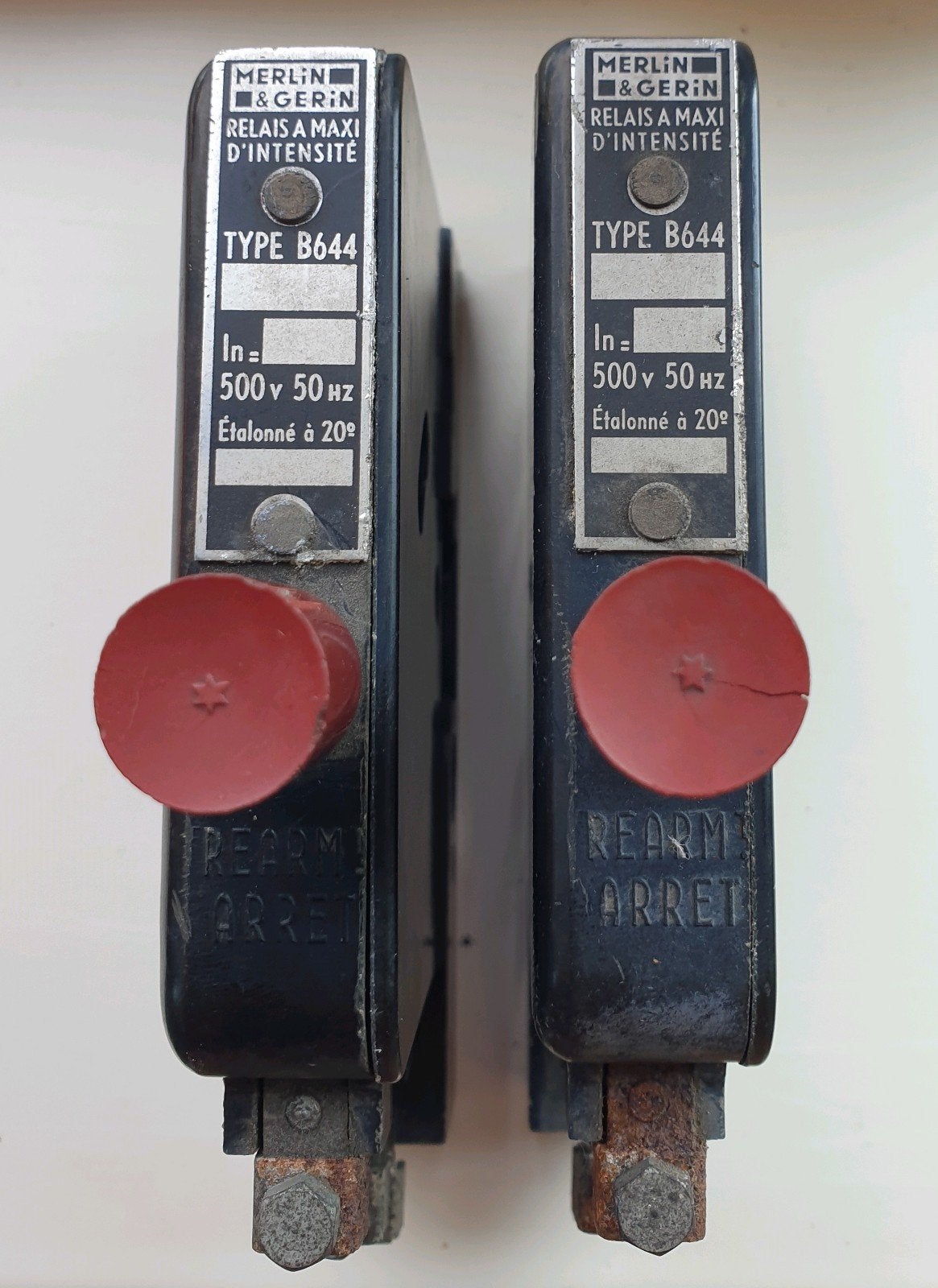 2x Merlin & Gerlin relais type B644,, Ophalen of Verzenden, Gebruikt