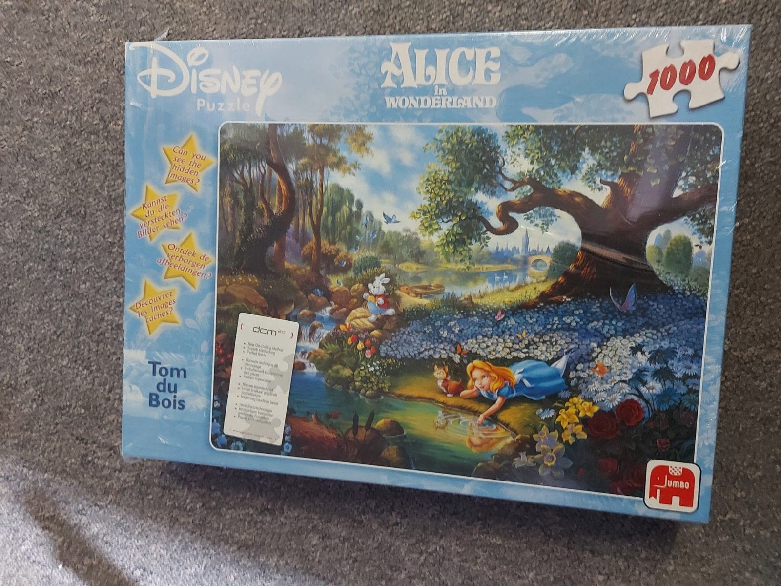 Disney puzzel nieuw Alice in wonderland 1000 stukjes, Ophalen of Verzenden, 500 t/m 1500 stukjes, Zo goed als nieuw