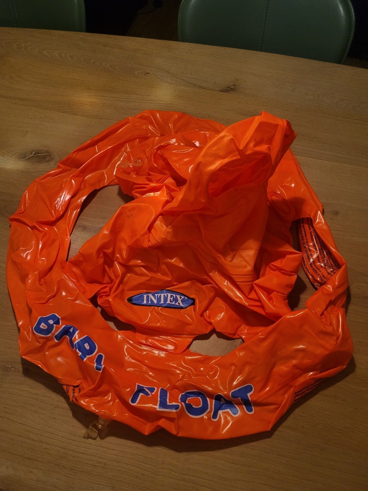 Babyfloat Intex 11-15 kg - Oranje zwemband voor baby's, Ophalen of Verzenden, Gebruikt, Jongen of Meisje