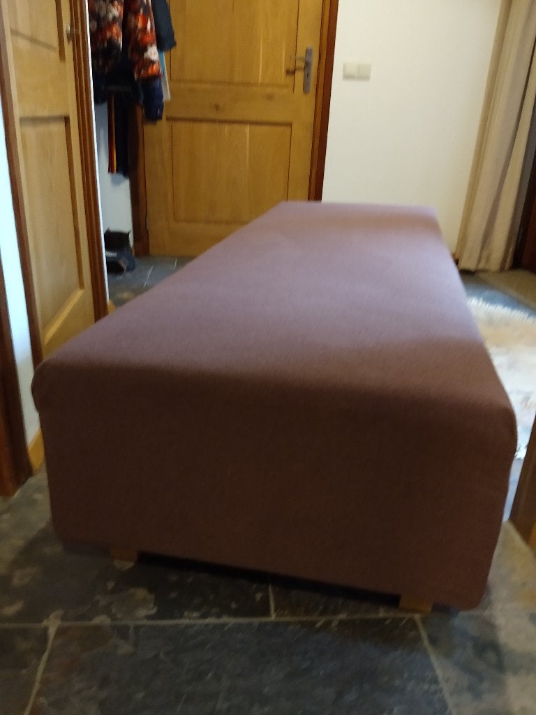 Bedbank, Ophalen, Nieuw, 200 cm, Stof
