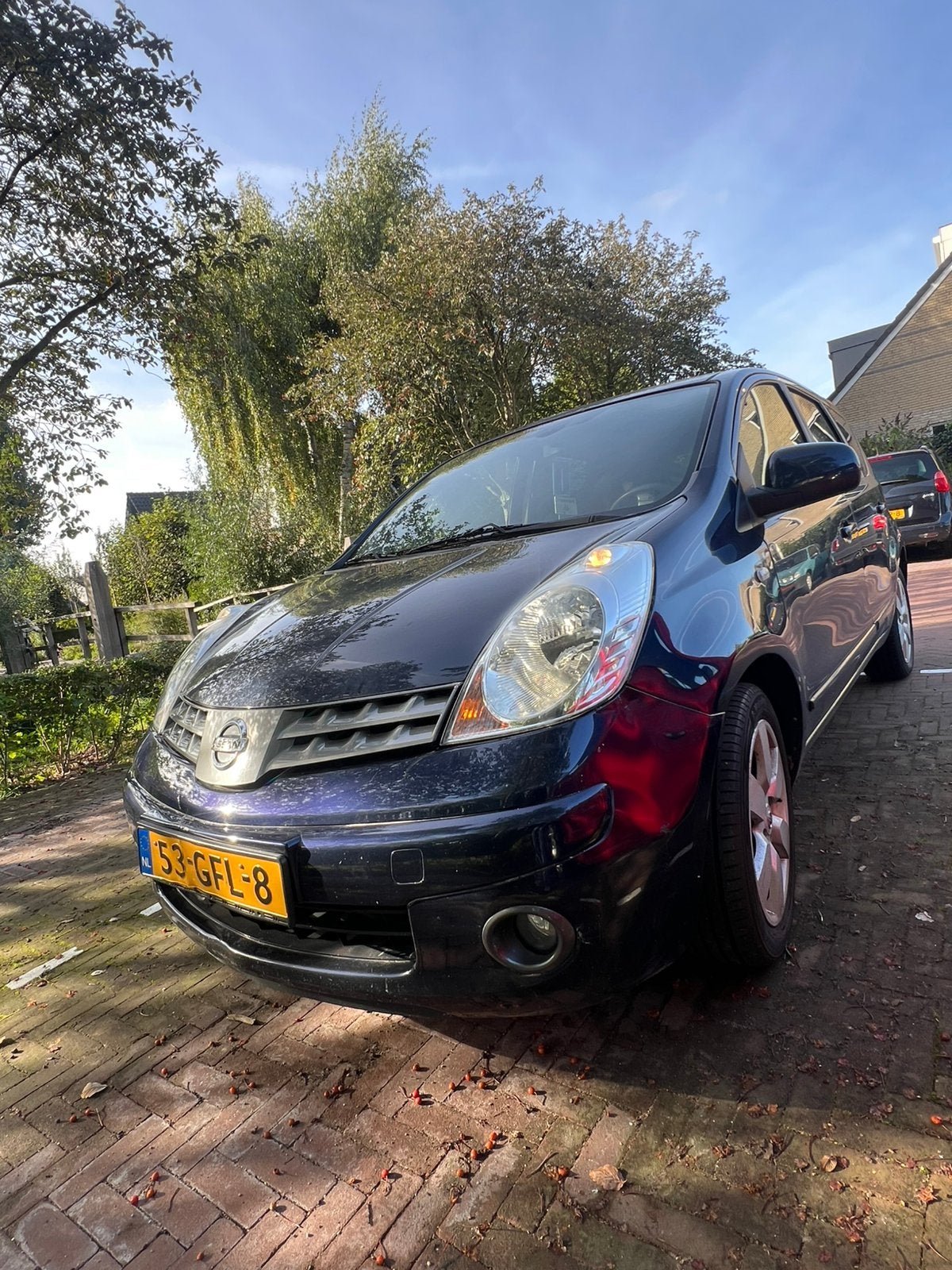 Nissan Note 1.6 16V Automaat (E11) Blauw, Auto's, 15 km/l, 750 kg, 4 cilinders, Blauw