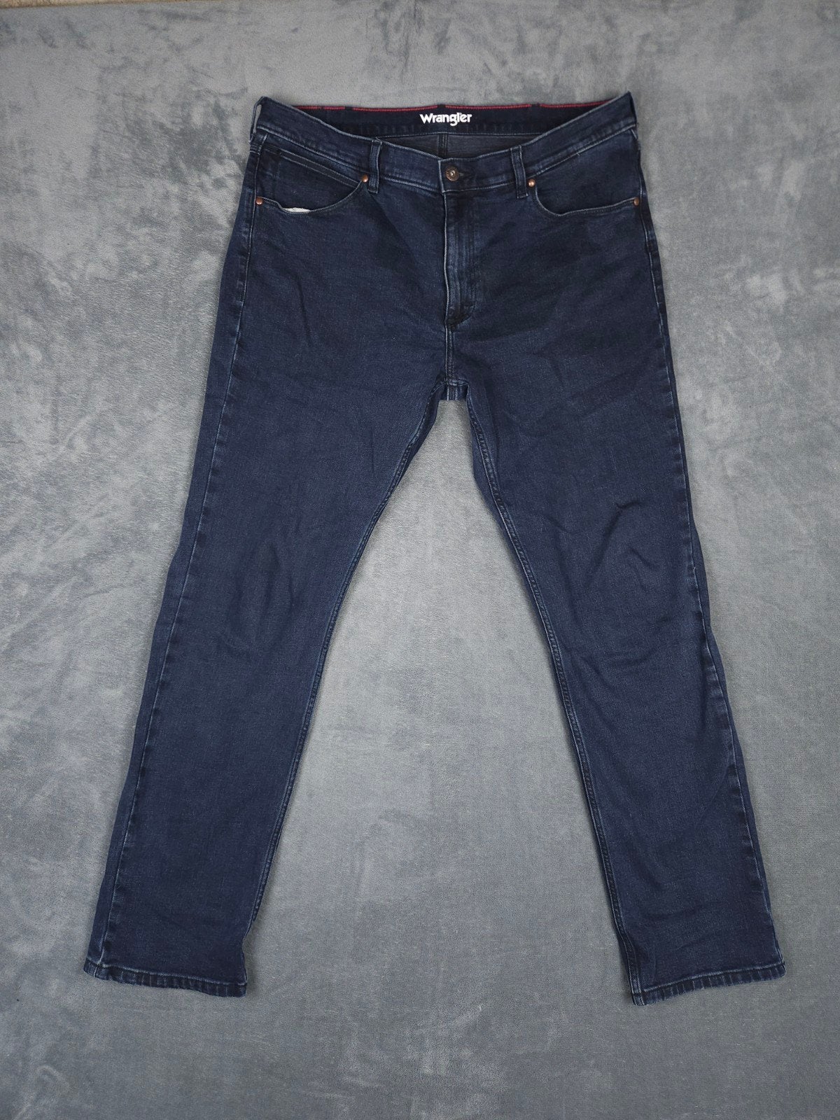 Wrangler Broek Jeans Regular W38 L34 Donkerblauw Spijkerbroe, W36 - W38 (confectie 52/54), Blauw, ., Wrangler
