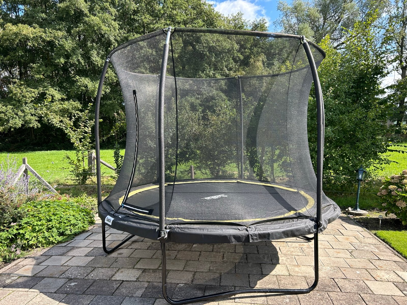 Salta trampoline 3 meter met veiligheidsnet, Ophalen of Verzenden, Gebruikt