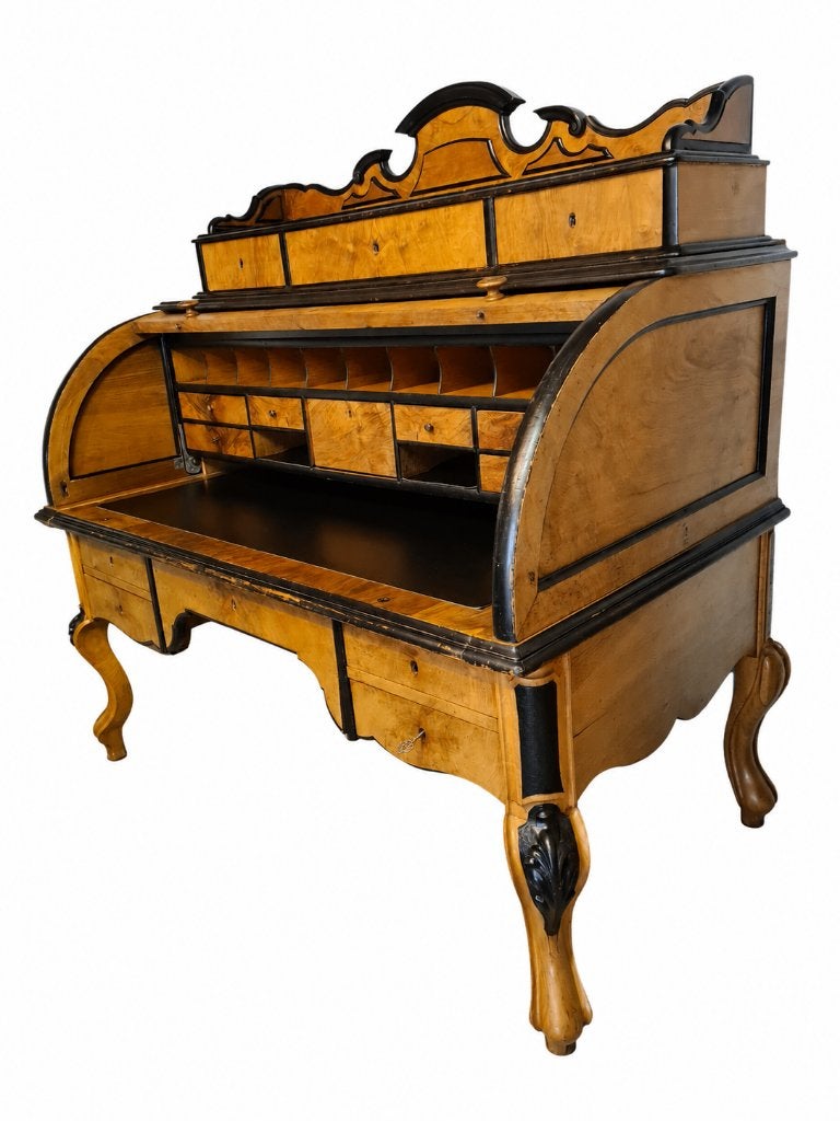 Antiek bureau - rolluikbureau / cylinderbureau, Ophalen