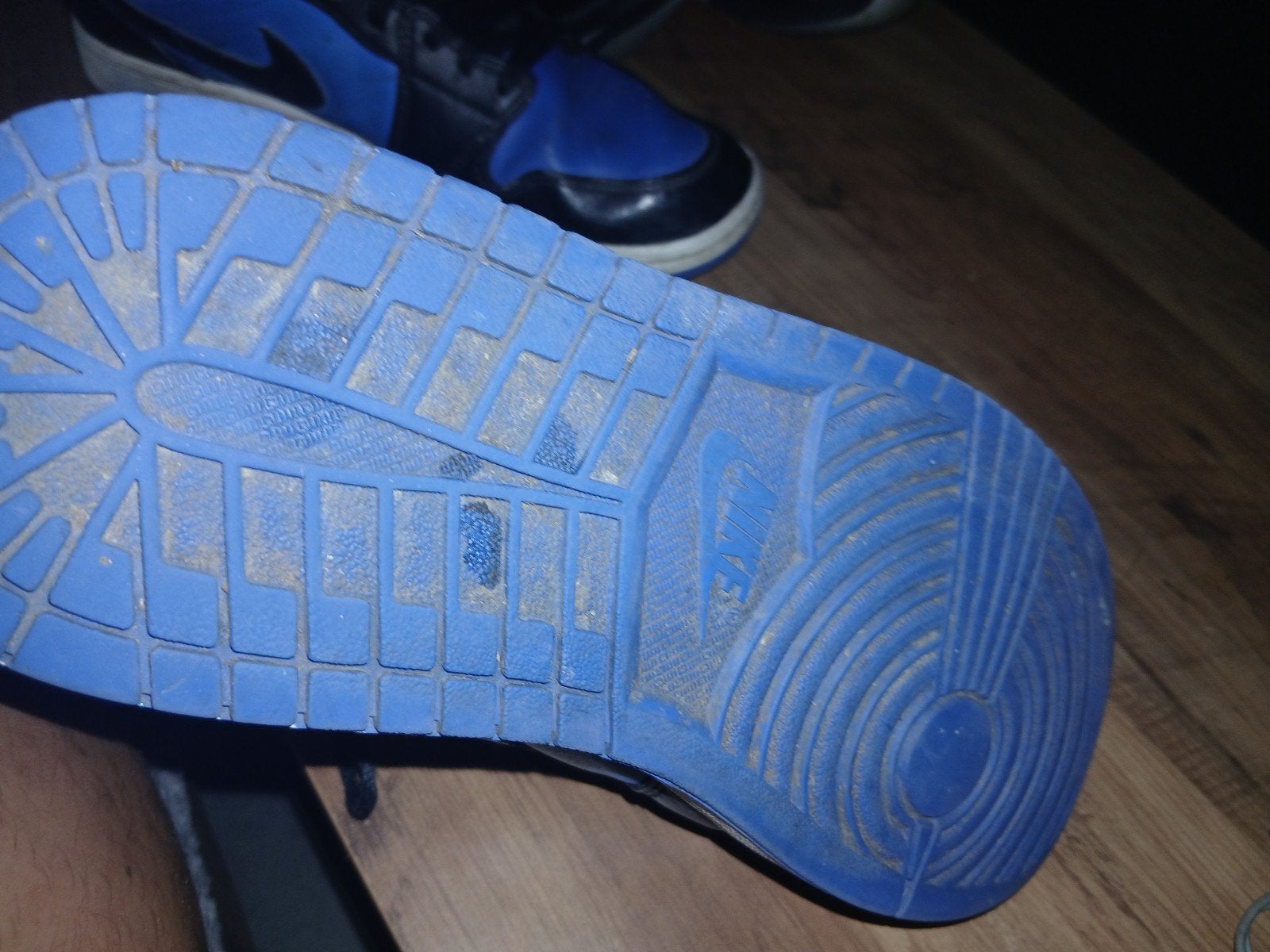 Nike Air Jordan sneakers - maat 44.5, Blauw, Ophalen of Verzenden, Nike Air Jordan, Sneakers of Gympen