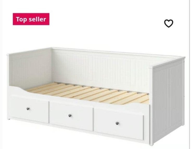 Ikea Bed moet sneel weg90x200, 90 cm, Eenpersoons, Wit, Ophalen of Verzenden