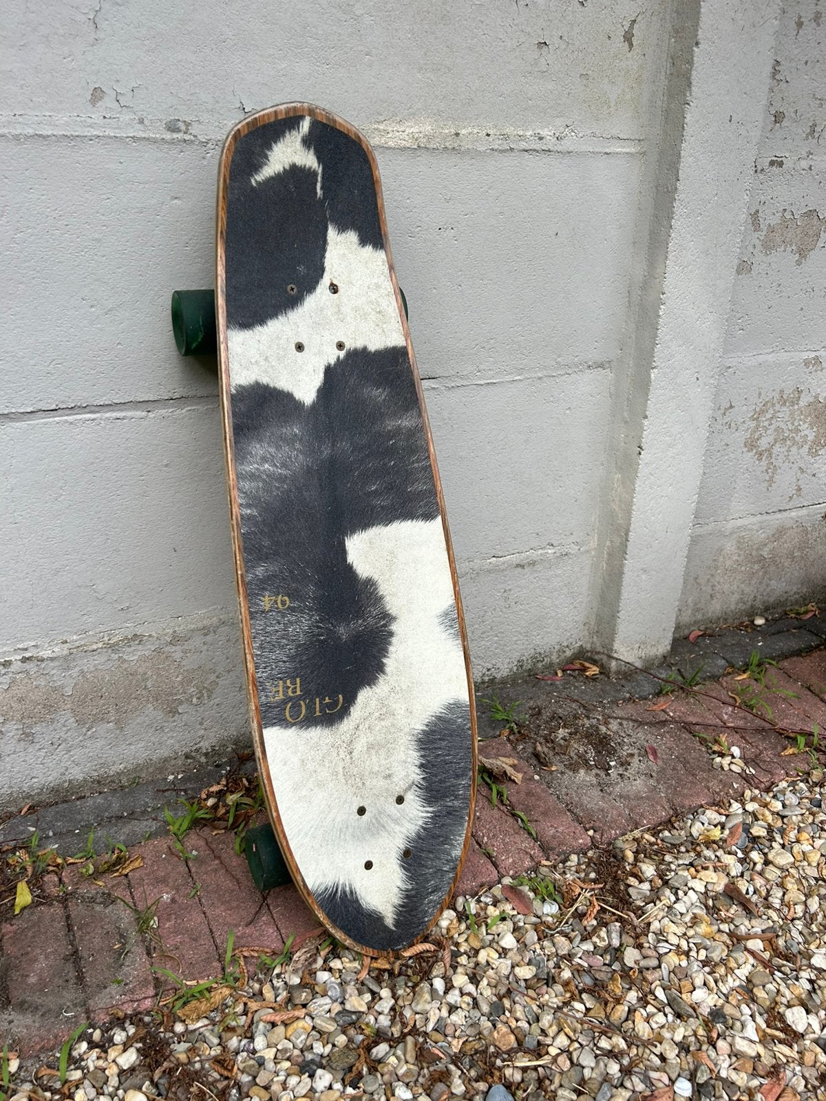 Globe Longboard met koeienhuid print, Ophalen, Gebruikt, Skateboard, Longboard