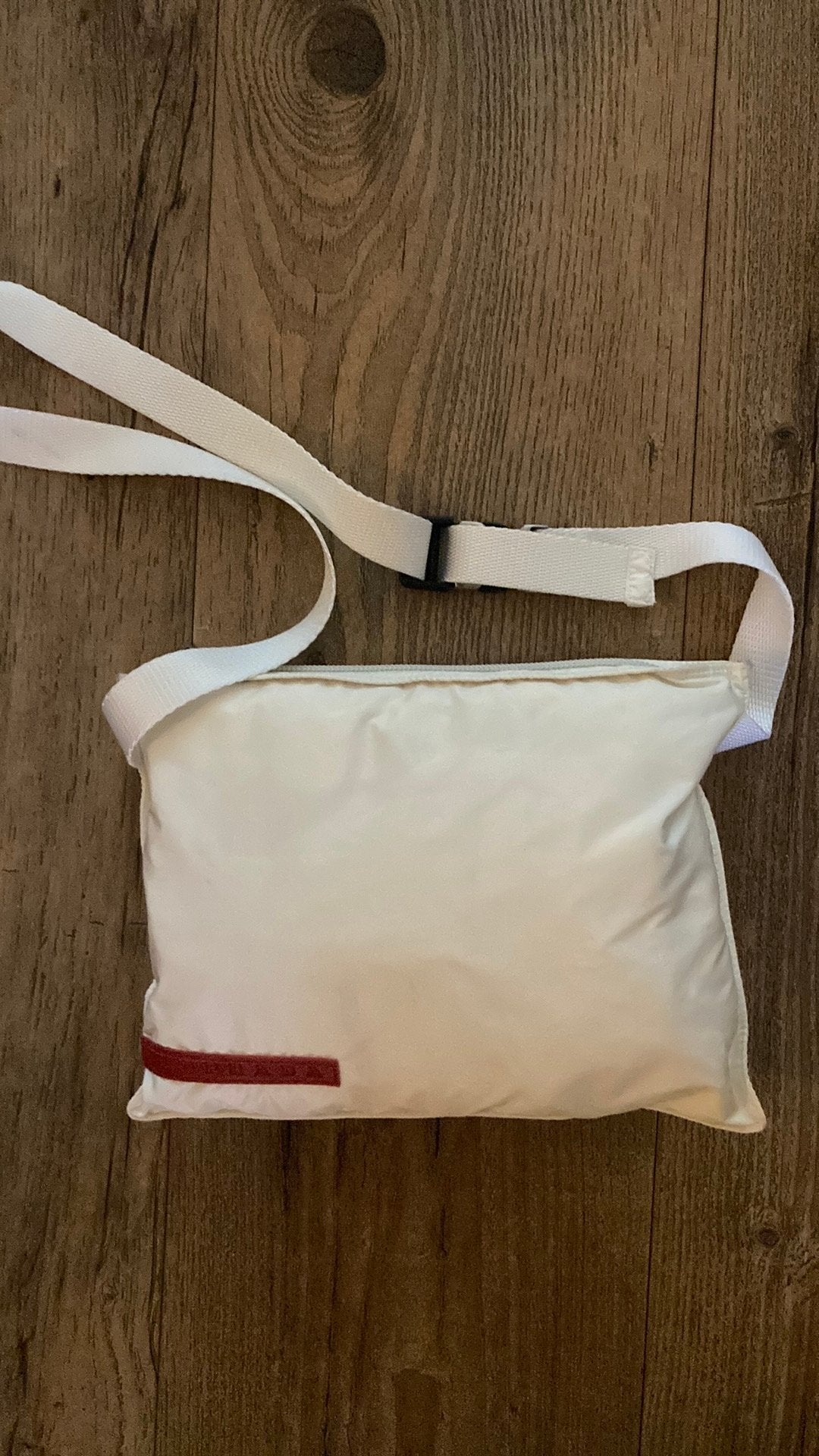 Prada Regenponcho - Wit, Ophalen of Verzenden, Zo goed als nieuw, Regenpak, Dames