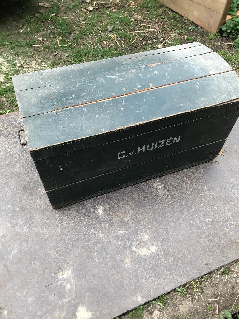 hutkoffer kist, Ophalen