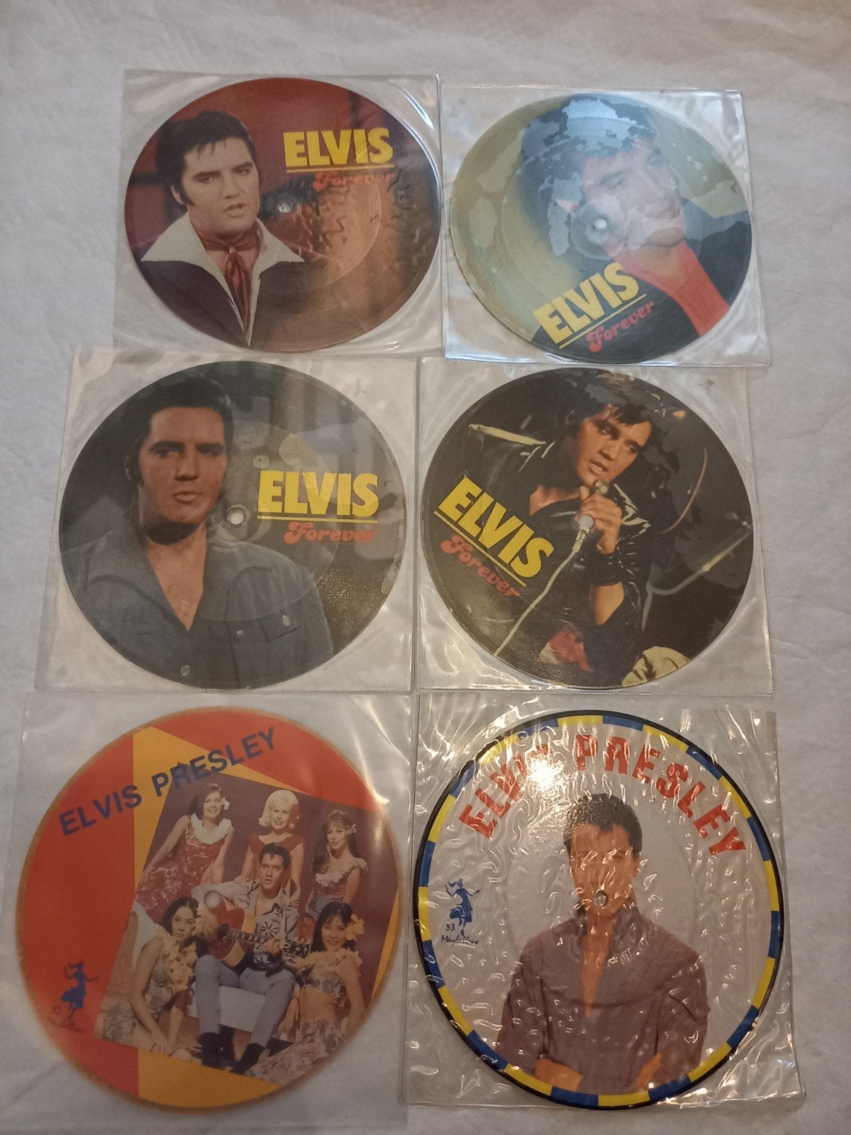 Elvis Presley  - picture singles, Cd's en Dvd's, Vinyl Singles, Ophalen of Verzenden, Zo goed als nieuw, Pop