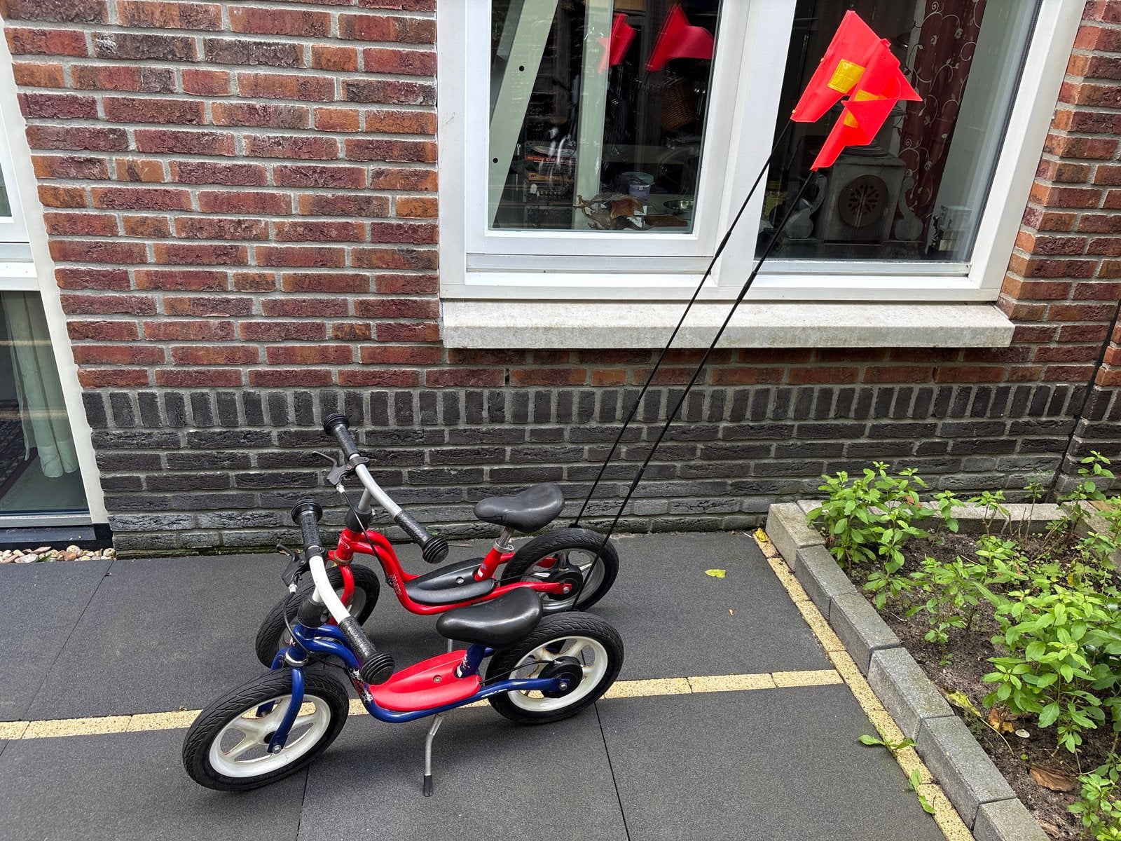 Puky loopfietsen 12 inch (rood en blauw)per stuk 20 euro ), Ophalen, Gebruikt, Minder dan 16 inch
