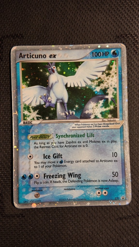 Articuno ex 32 Nintendo Black Star Promos | Pokemon kaart, Ophalen, Zo goed als nieuw, Losse kaart, Foil
