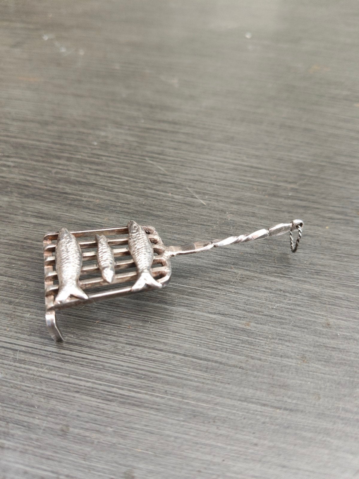 Zilveren vistray, Antiek en Kunst, Ophalen