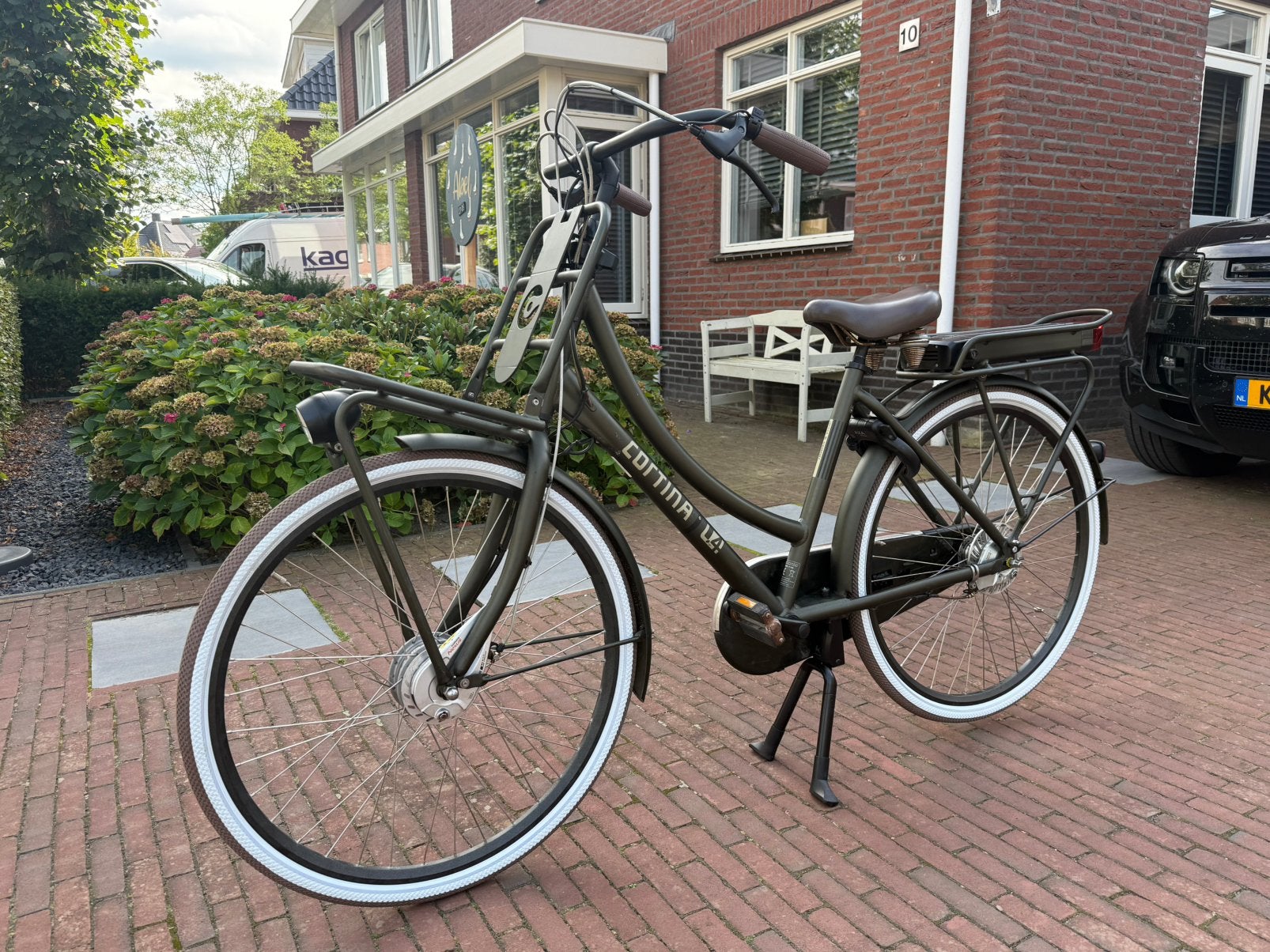 Cortina E-u4 transportfiets 50cm (elegance green matt), 47 tot 51 cm, Ophalen, Gebruikt, Cortina
