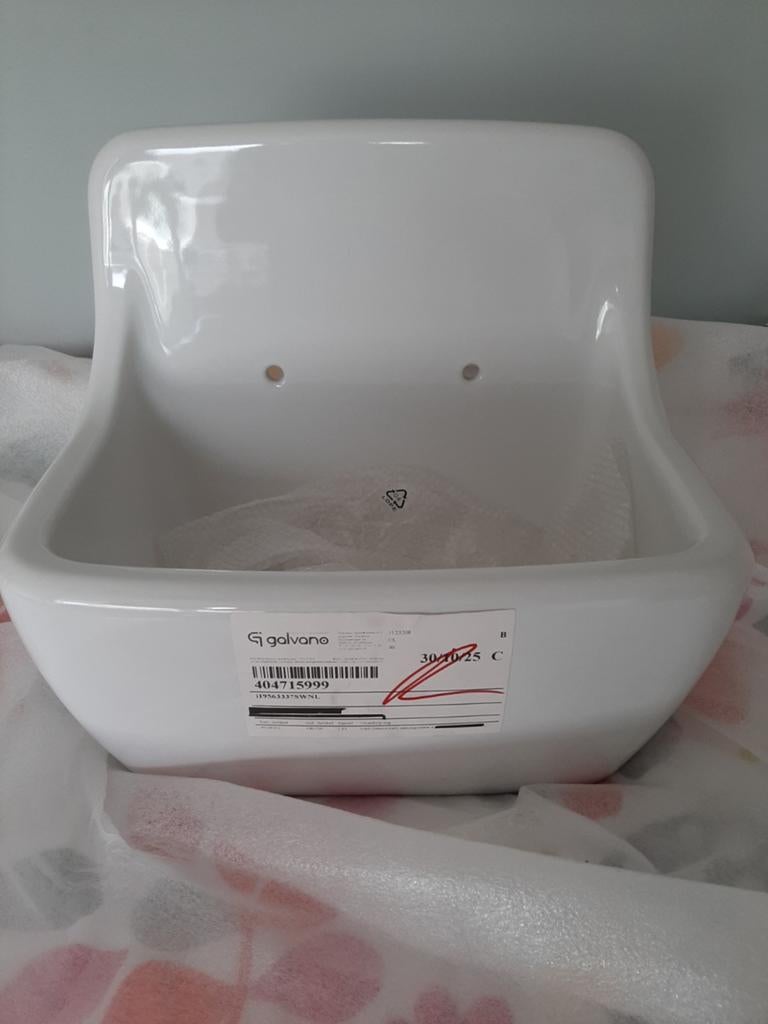 Nieuwe Villeroy & Boch uitstortgootsteen - Wit, mooi design, Ophalen, Nieuw, Overige typen