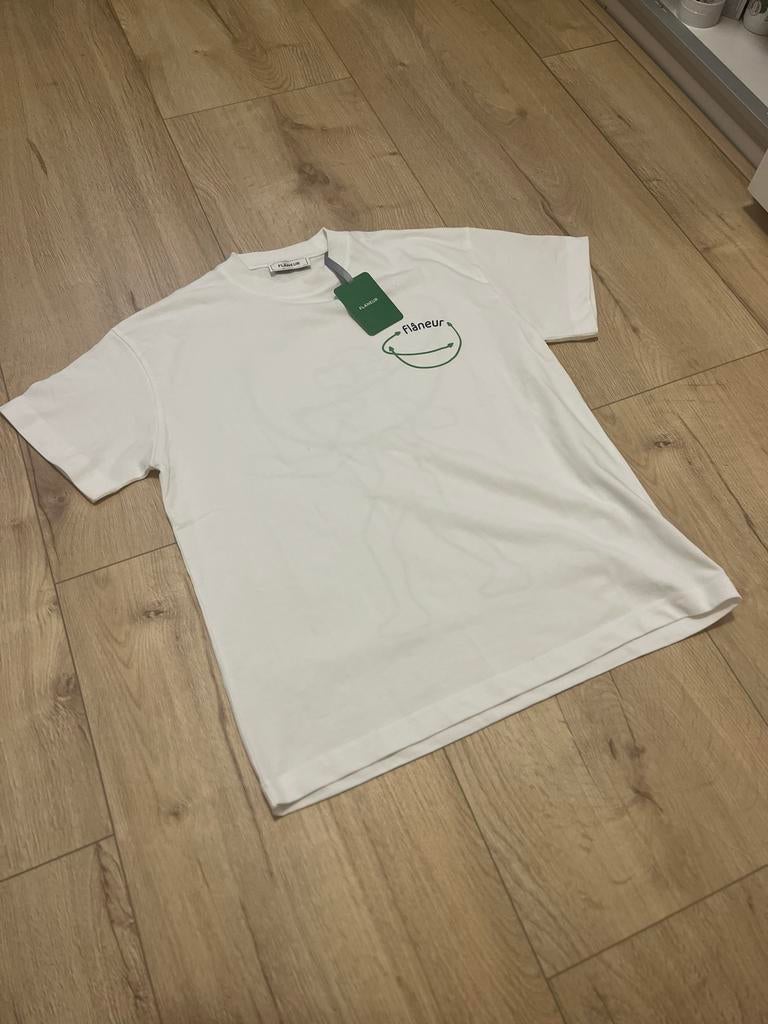 Flaneur T-shirt - Ongedragen met prijskaartje - Maat S, Ophalen of Verzenden, Nieuw, Maat 46 (S) of kleiner, Wit