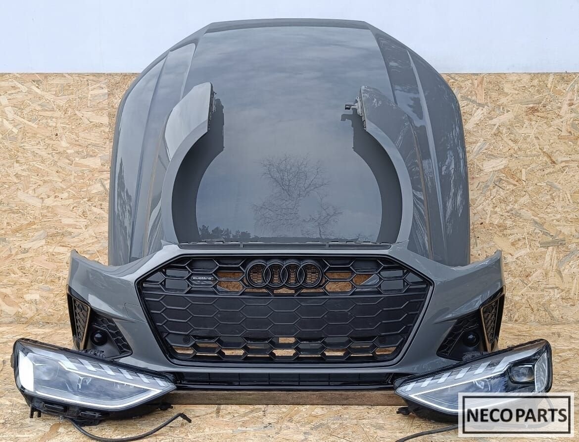 AUDI A4 8W S LINE FACELIFT LX7B COMPLEET VOORKOP BUMPER O.A!, Auto-onderdelen, Gebruikt, -, Achter, -