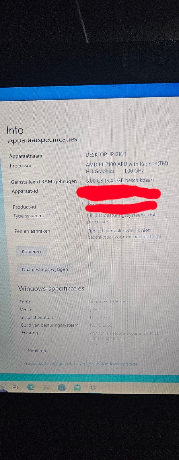Toshiba Satellite Laptop - AMD E1-2100 APU,, Computers en Software, Windows Laptops, Gebruikt, 15 inch, HDD, Minder dan 2 Ghz