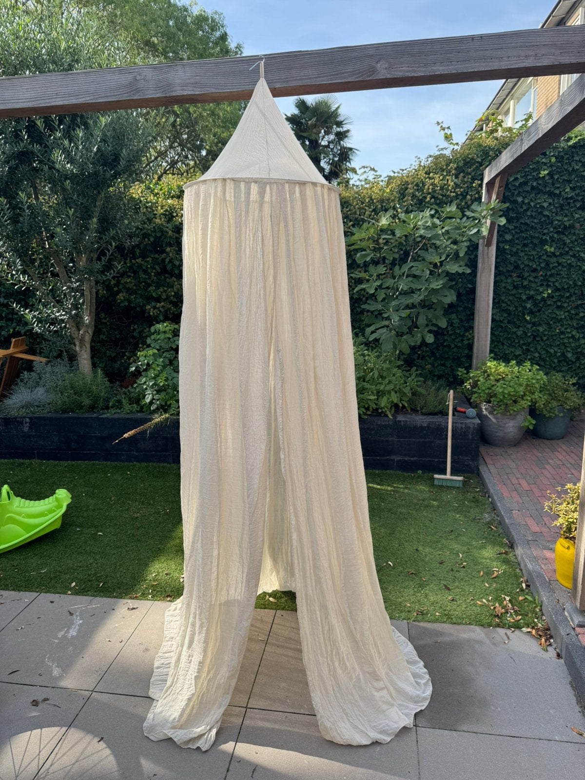 Jollein Klamboe Vintage Nougat – 245 cm - zo goed als nieuw, Ophalen, Zo goed als nieuw, Klamboe
