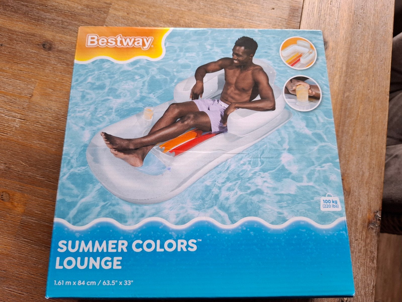 Bestway Summer Colors Lounge opblaasbaar zwembad, Tuin en Terras, Zwembaden, Ophalen of Verzenden