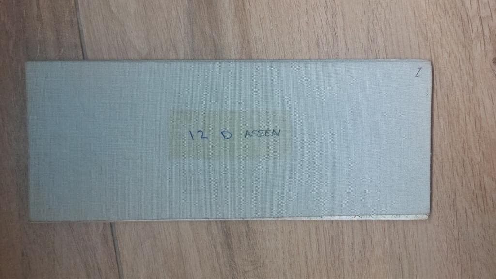 12C Assen Rolde Kloosterveen Loon Stafkaart uit 1982, Boeken, Atlassen en Landkaarten, Topografische Dienst Nederland, Ophalen of Verzenden
