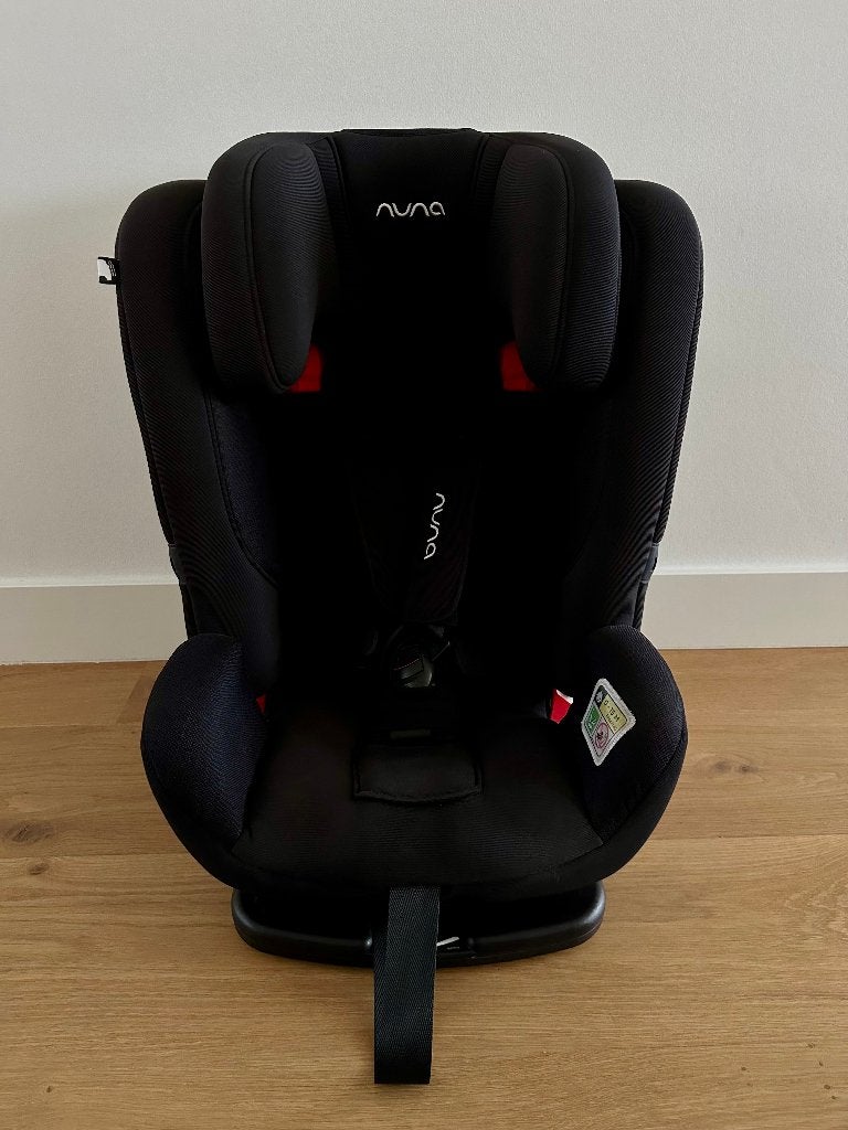 NUNA MYTI autostoel ZWART | I.Z.G.S. | Verstelbaar | Isofix, Verstelbare rugleuning, Gebruikt, 9 t/m 36 kg, Isofix