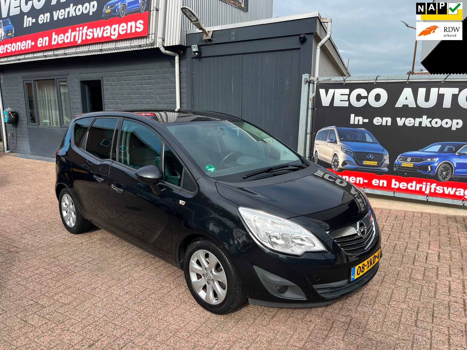 Opel Meriva 1.4 Turbo Cosmo Nette nl auto nap airco dealer o, Auto's, Voorwielaandrijving, Gebruikt, 4 cilinders, Leder en Stof