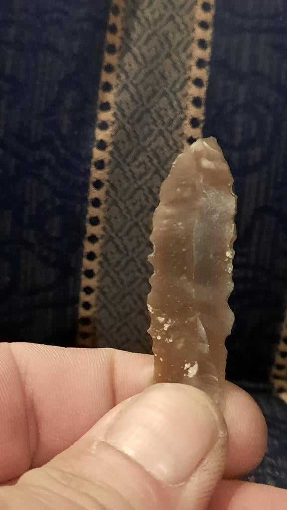Kling mes rugmes mousterian handaxe artefact, Ophalen of Verzenden