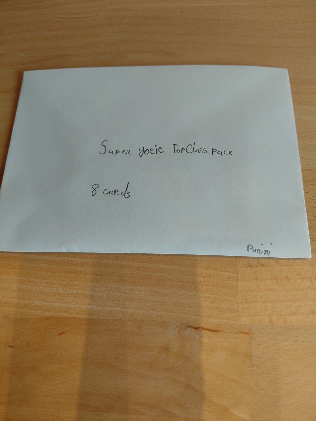 zeldzaam Top Class Panini pack - 8 kaarten + verrassing, Ophalen of Verzenden, Nieuw